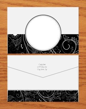 free envelope template customize online print at home