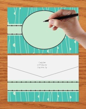 free envelope template customize online print at home